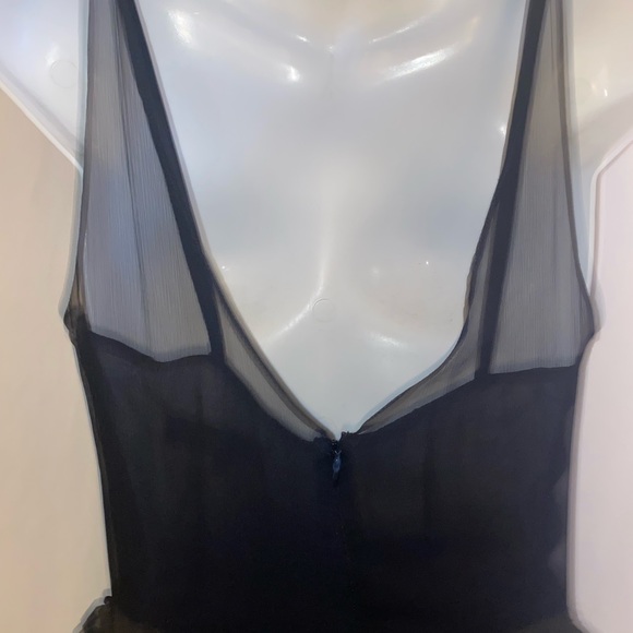 Eva Franco Black Fringe Cocktail Dress - Picture 9 of 11